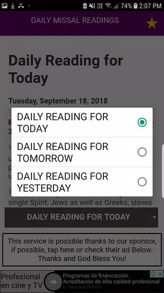 Daily Mass (Catholic Church Da应用截图第3张