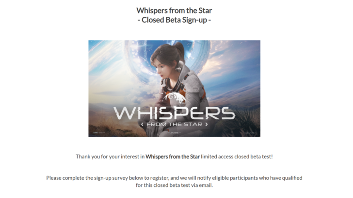Whispers from the Star iOS Beta Testing Details