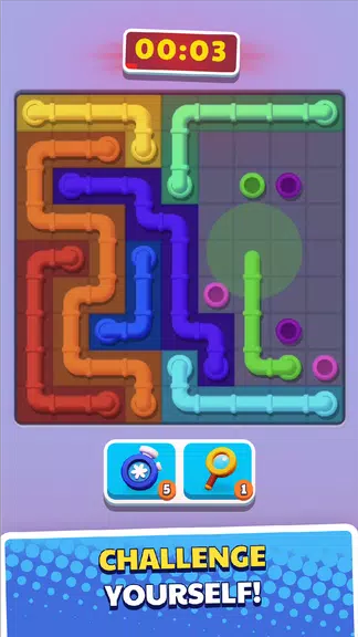 Connect Pipe! Color Line Game スクリーンショット 3