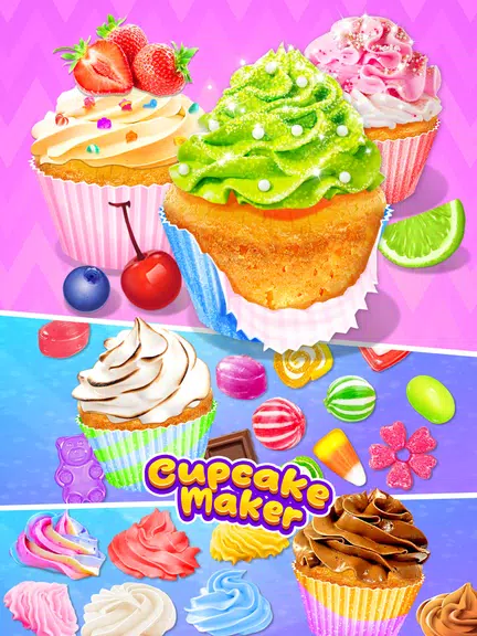 Cupcake Maker: Unicorn Cupcake Capture d'écran 1