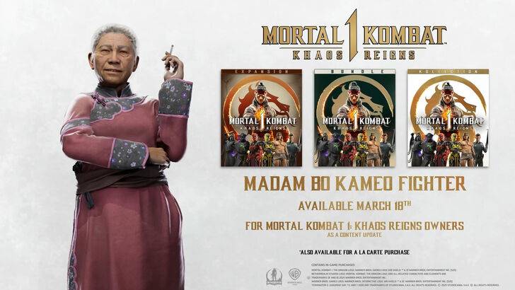 Mortal Kombat 1 Feisty Old Lady Madam Bo Sumali bilang pinakabagong Kameo Fighter