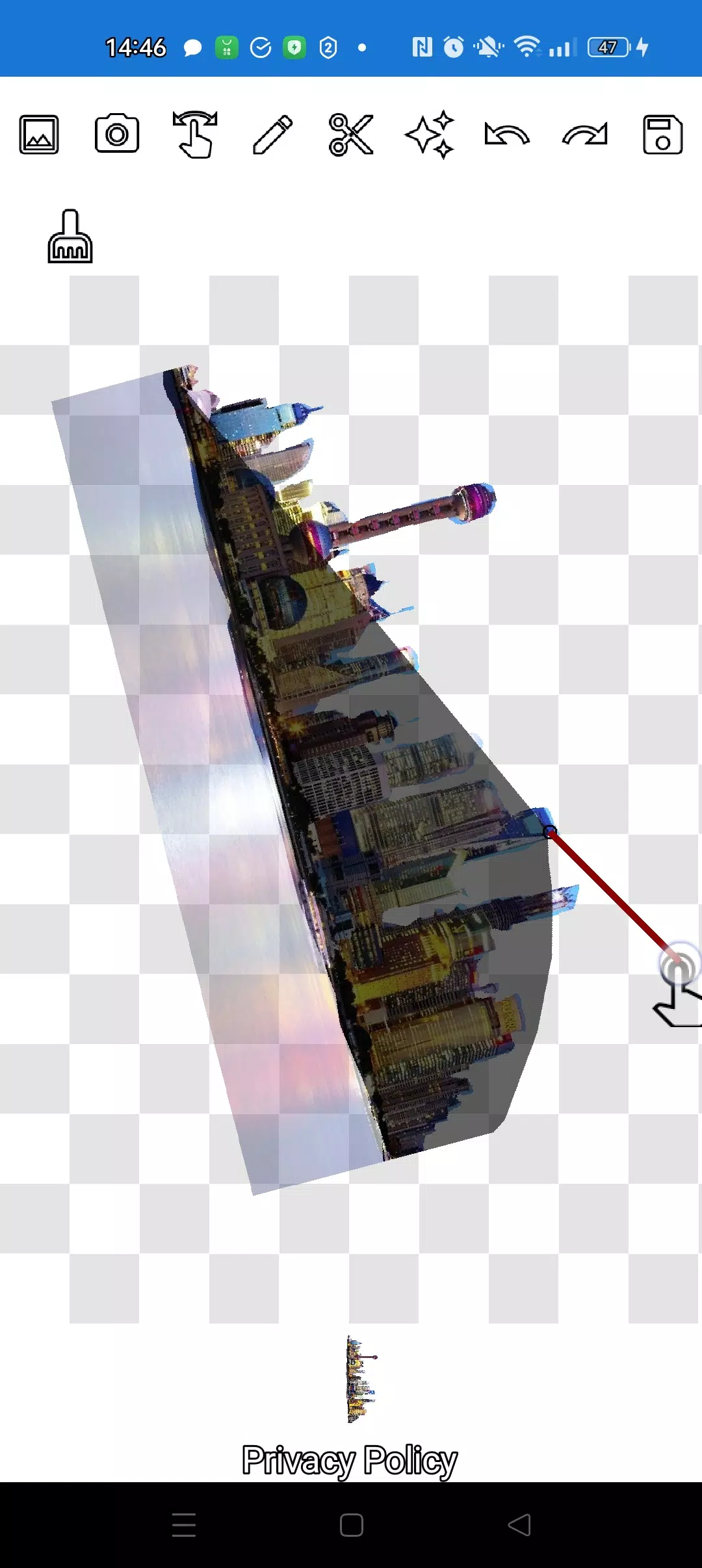 Cut and move pictures Captura de pantalla 3