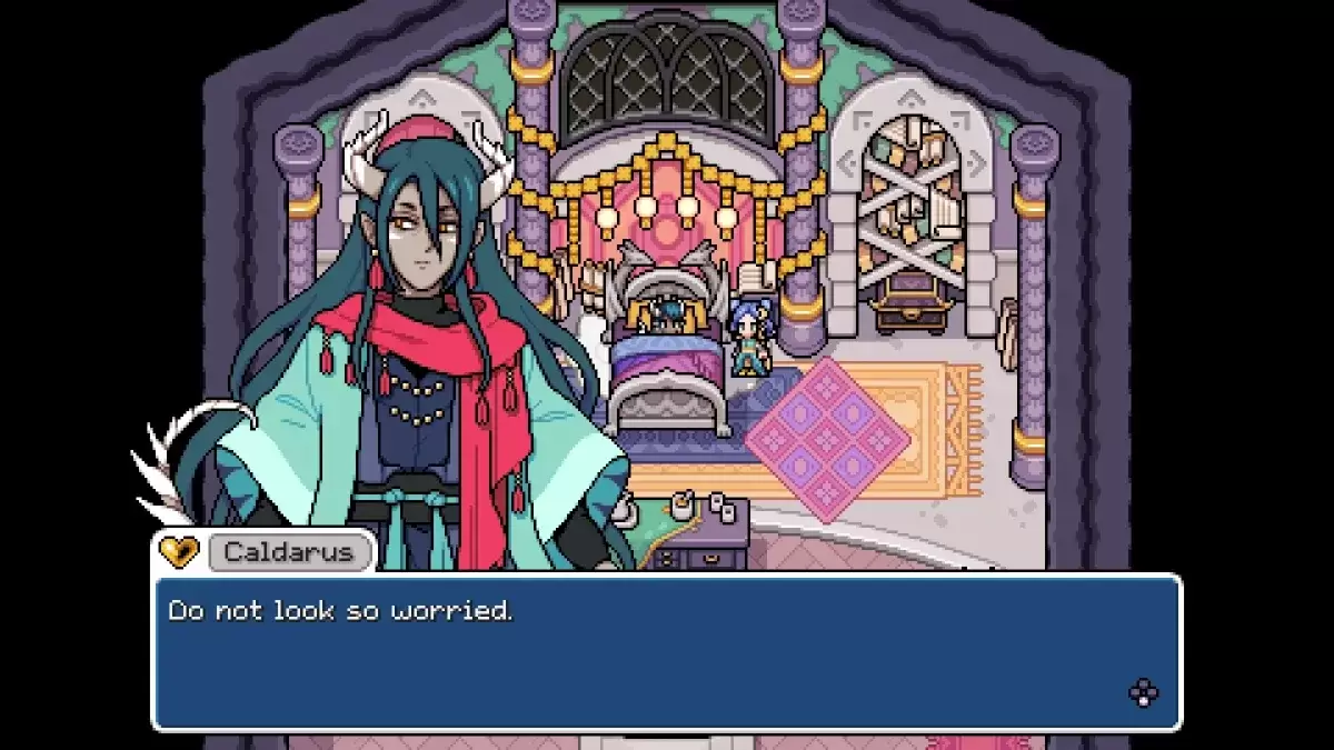 Human form Caldarus in temple