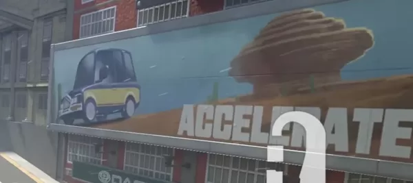 Bu garip görünümlü araba spekülasyona yol açtı. Resim Kredisi: Nintendo.
