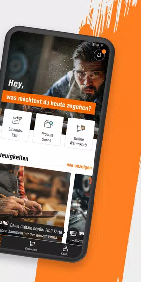 heyOBI Profi: Handwerker-App Captura de pantalla 1