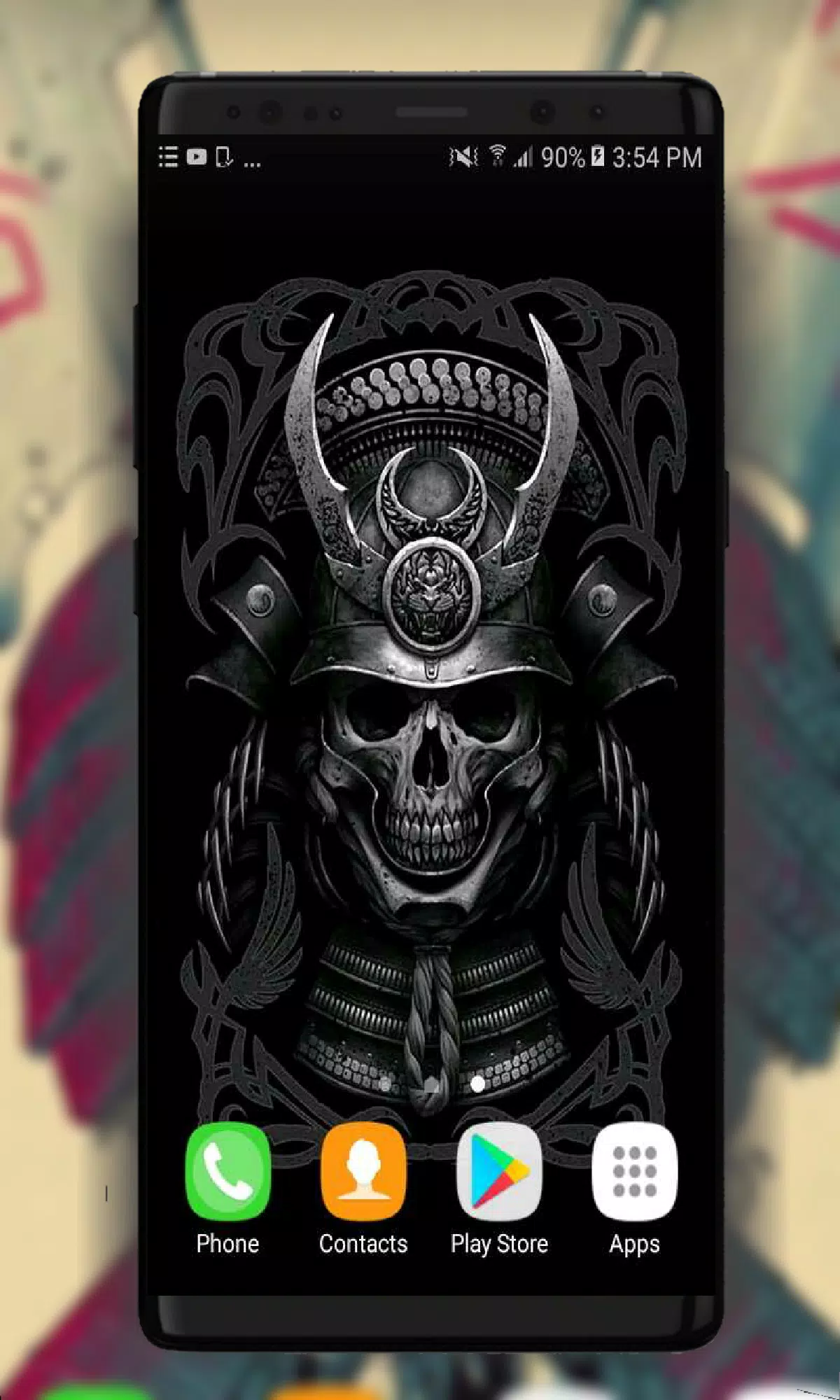 Samurai Art Wallpaper Captura de tela 3