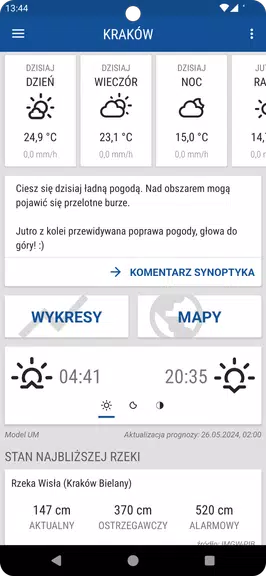 Meteo ICM — weather forecast ဖန်သားပြင်ဓာတ်ပုံ 2