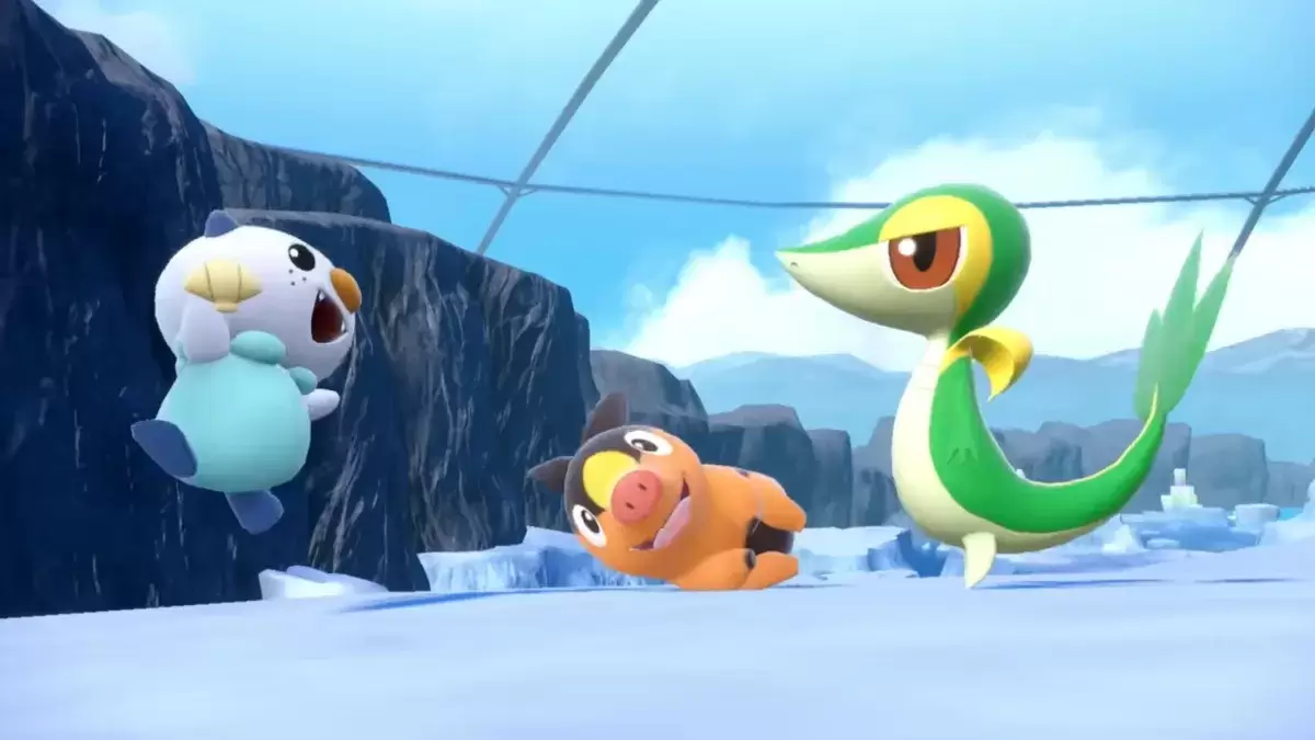 Permulaan Gen 5 Oshawott, Tepig, dan Snivy di Pokémon Scarlet & Violet