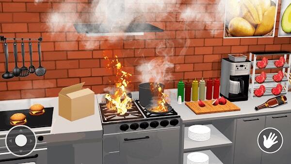 Advanced cooking mechanics demonstration