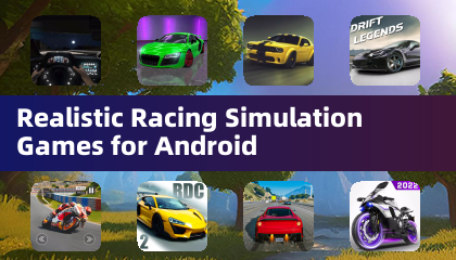 Realistische Rennsimulationsspiele für Android