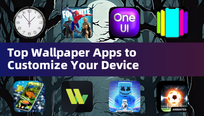 Top Applications de Fond d'Écran pour Personnaliser Votre Appareil