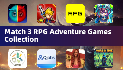 Collection de jeux d'aventure RPG Match 3