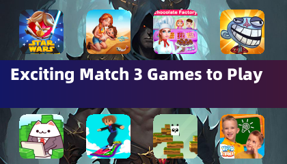 Интересные игры-пазлы 3 в ряд для игры