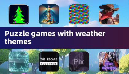 Puzzle games with weather themes