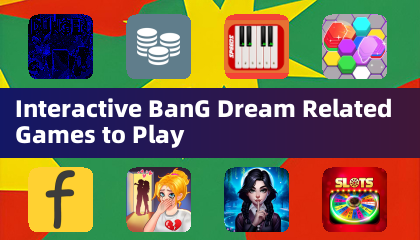 인터랙티브한 BanG Dream 관련 게임 플레이