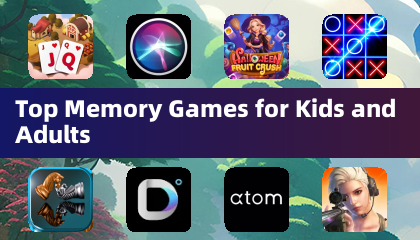 아이와 성인을 위한 최고의 기억력 게임